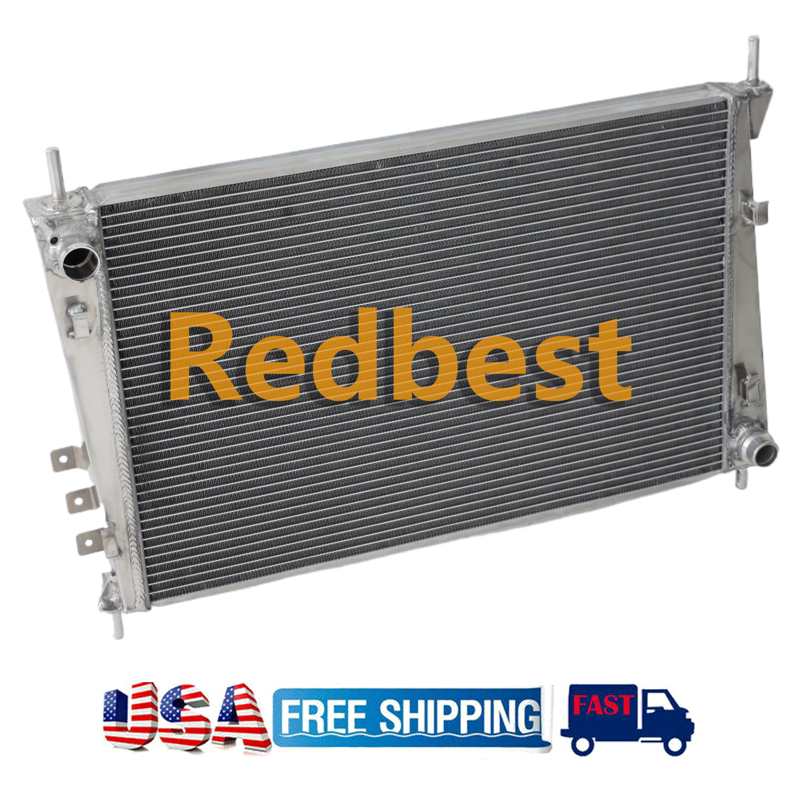 Full Alum 3Rows Radiator For 2002-2005 Jaguar X-Type 2.5L/2002-2008 Jaguar 3.0L