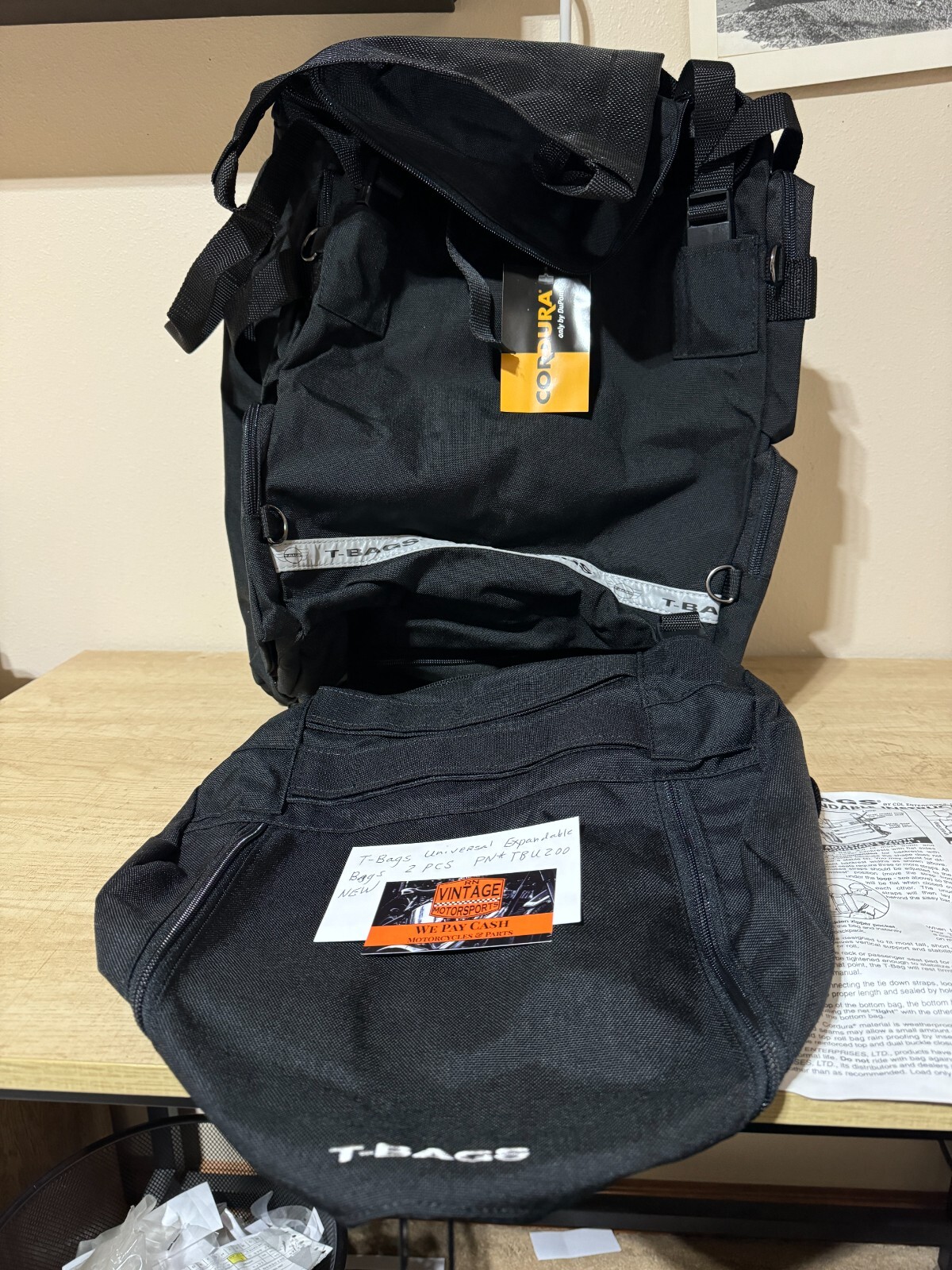 New T-Bags Universal Expandable Bags 2 Pcs Part # TBU200 New in the Box New T-Bags Universal Expandable Bags 2 Pcs Part # TBU200 New in the Box
