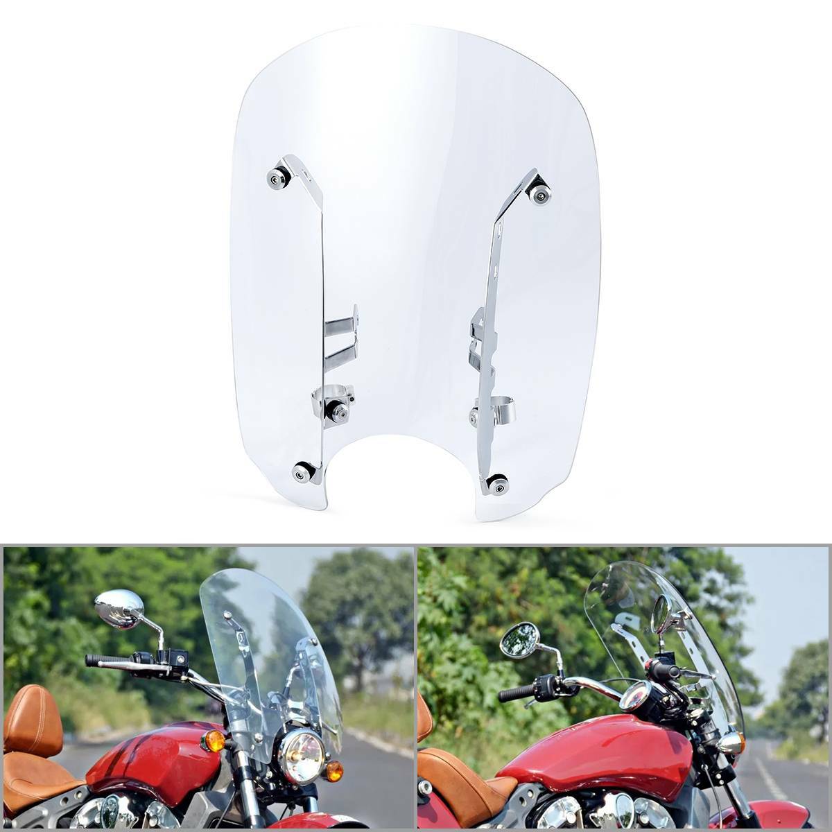 20'' Quick Release Windshield Windscreen For Indian Scout Sixty 2016-2024 2023