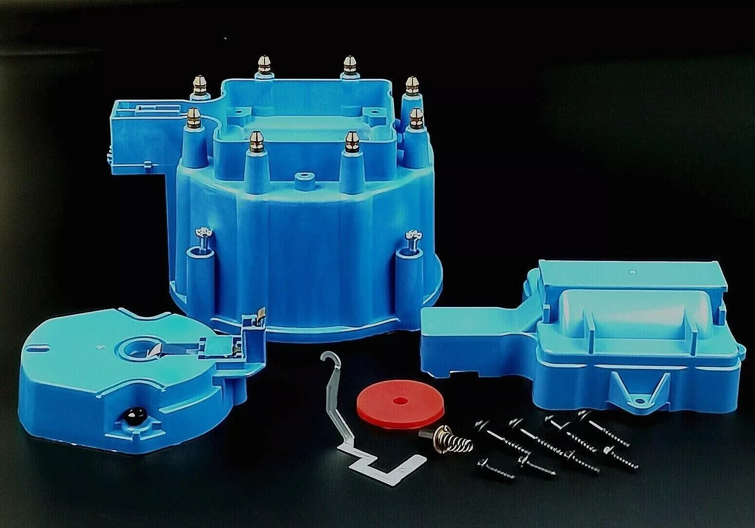 Chevy GM BLUE HEI Large Distributor Cap Rotor Kit SBC BBC 305 327 350 396 454 Chevy GM BLUE HEI Large Distributor Cap Rotor Kit SBC BBC 305 327 350 396 454
