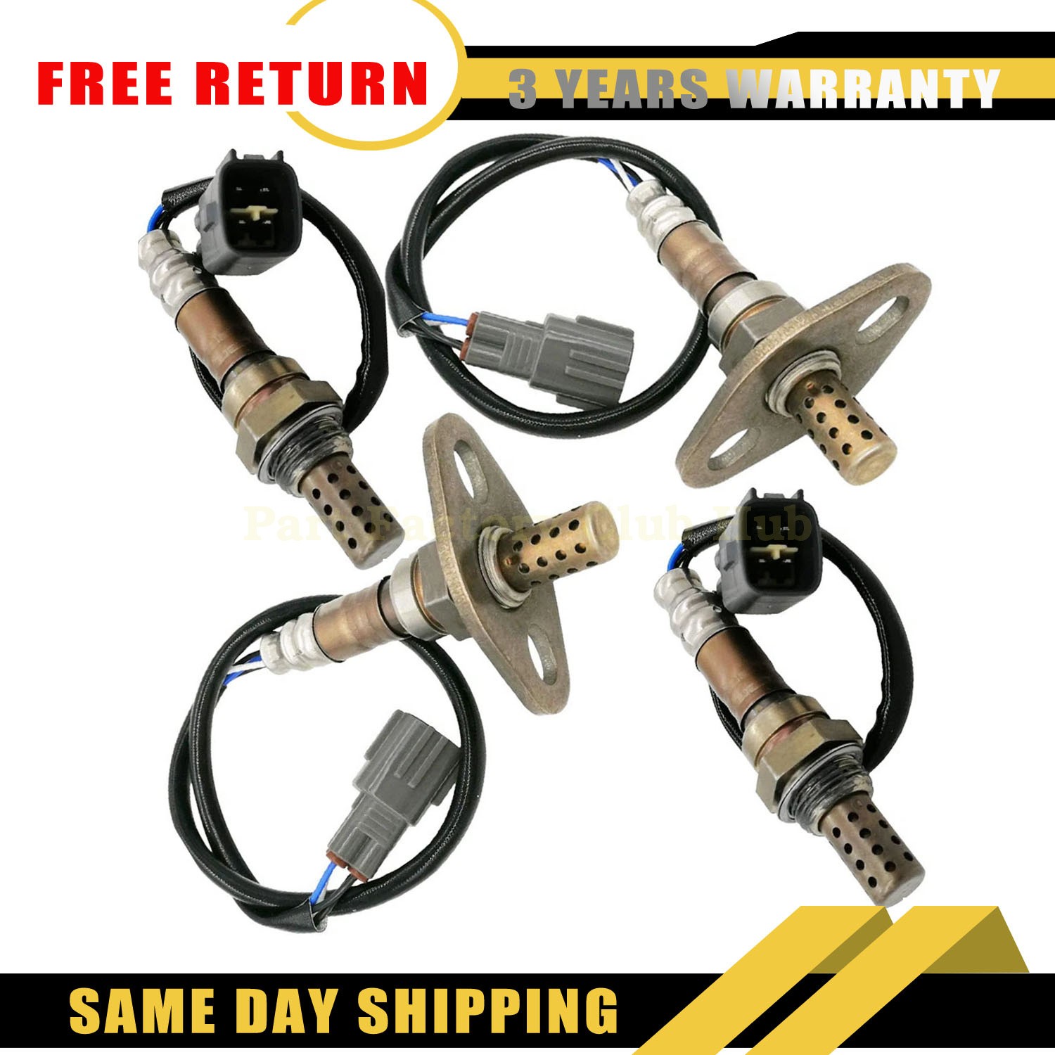 4x Oxygen Sensor For Toyota Sequoia 2001-2004 4.7L RWD 234-4161 234-4169 OE USA