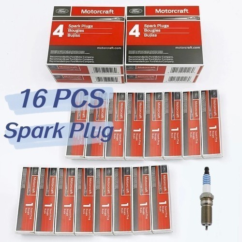US 16 PCS Ford Motorcraft Spark Plugs SP526X CYFS12FP SP526 For F-150/250/350 US 16 PCS Ford Motorcraft Spark Plugs SP526X CYFS12FP SP526 For F-150/250/350