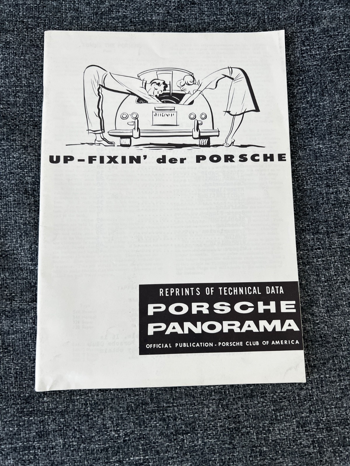 Up Fixin' der Porsche, Reprints of Technical Data Up Fixin' der Porsche, Reprints of Technical Data