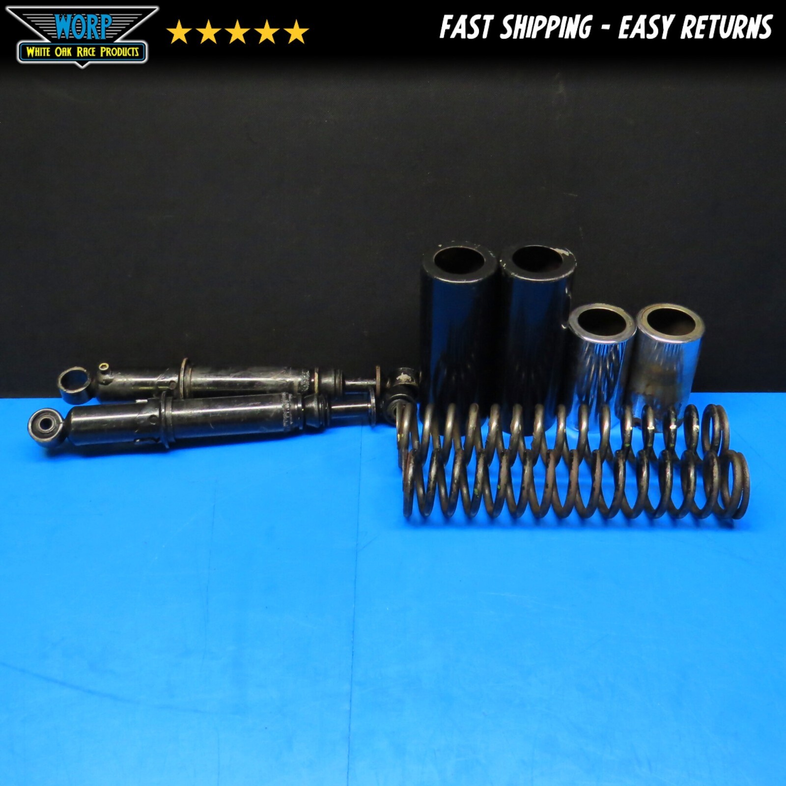 BSA A65 LIGHTNING THUNDERBOLT REAR SHOCK ABSORBERS DAMPERS SPRINGS PARTS LOT BSA A65 LIGHTNING THUNDERBOLT REAR SHOCK ABSORBERS DAMPERS SPRINGS PARTS LOT