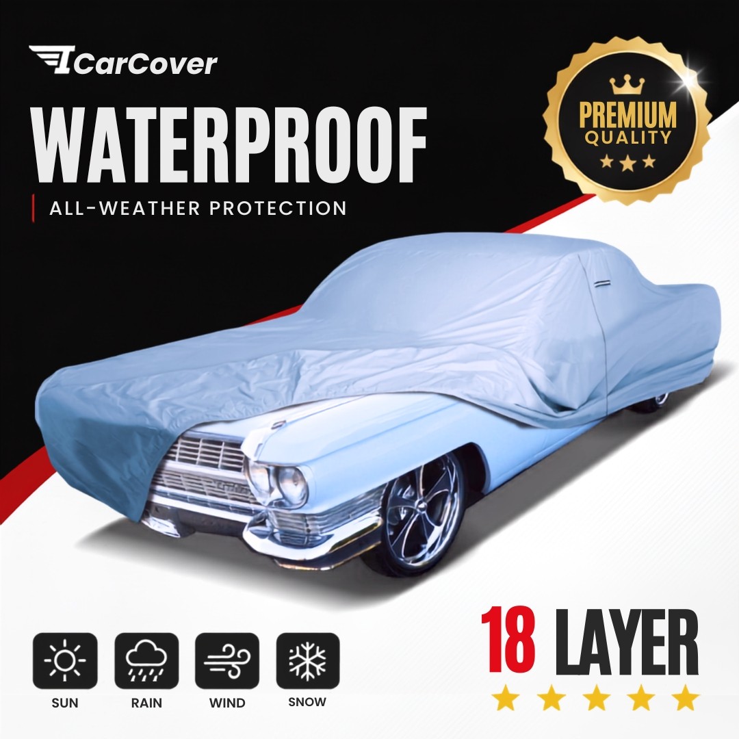Cadillac DeVille 1949-1964 Custom Fit Waterproof Car Cover 18 Layer All Weather