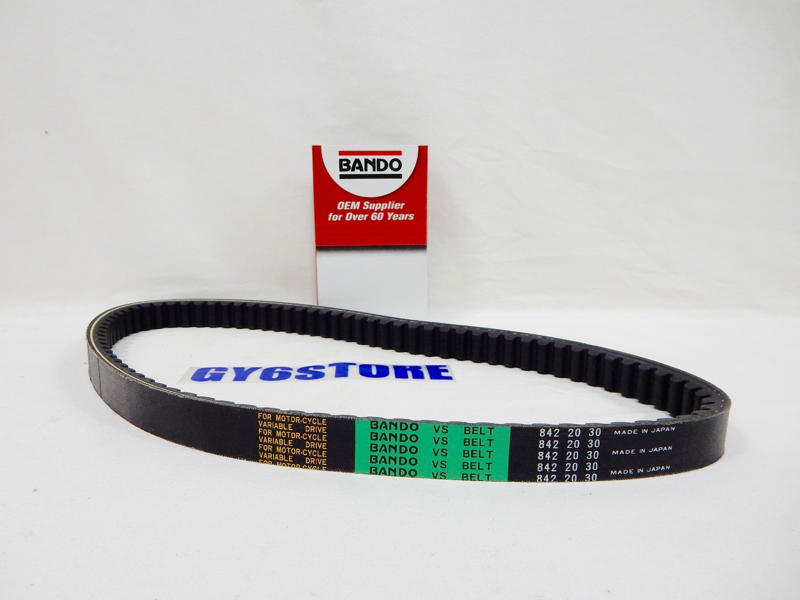 BANDO CVT DRIVE BELT 842-20-30-10.0 (FOR 150cc - 232cc GY6 MOTORS)