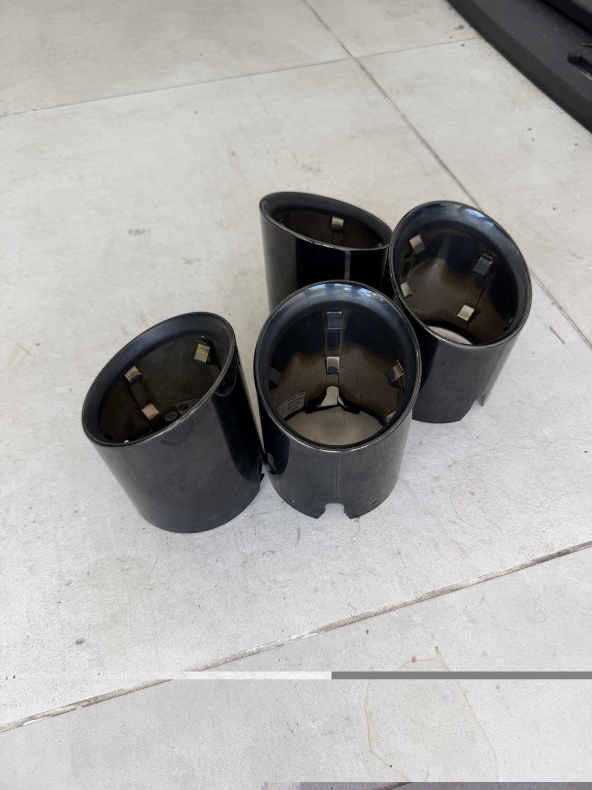 BMW G8X M2 / M3 / M4 Exhaust Tip Set - Black Chrome BMW G8X M2 / M3 / M4 Exhaust Tip Set - Black Chrome