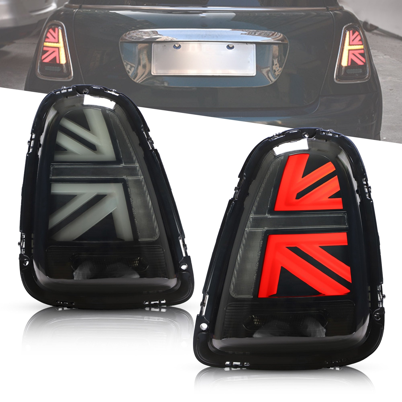 VLAND LED Tail Lights For 2007-2015 Mini Cooper R56 R57 R58 R59 Rear Lamps US VLAND LED Tail Lights For 2007-2015 Mini Cooper R56 R57 R58 R59 Rear Lamps US