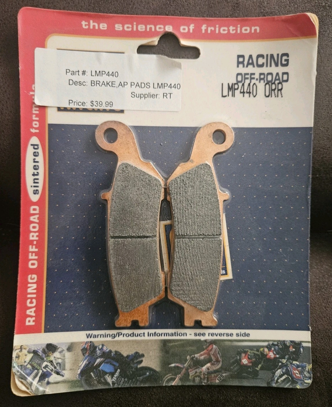 AP HI-PERF FRONT BRAKE PADS YAMAHA YZ125 YZ250 YZ450F YZ450 Fitment In Pics NEW