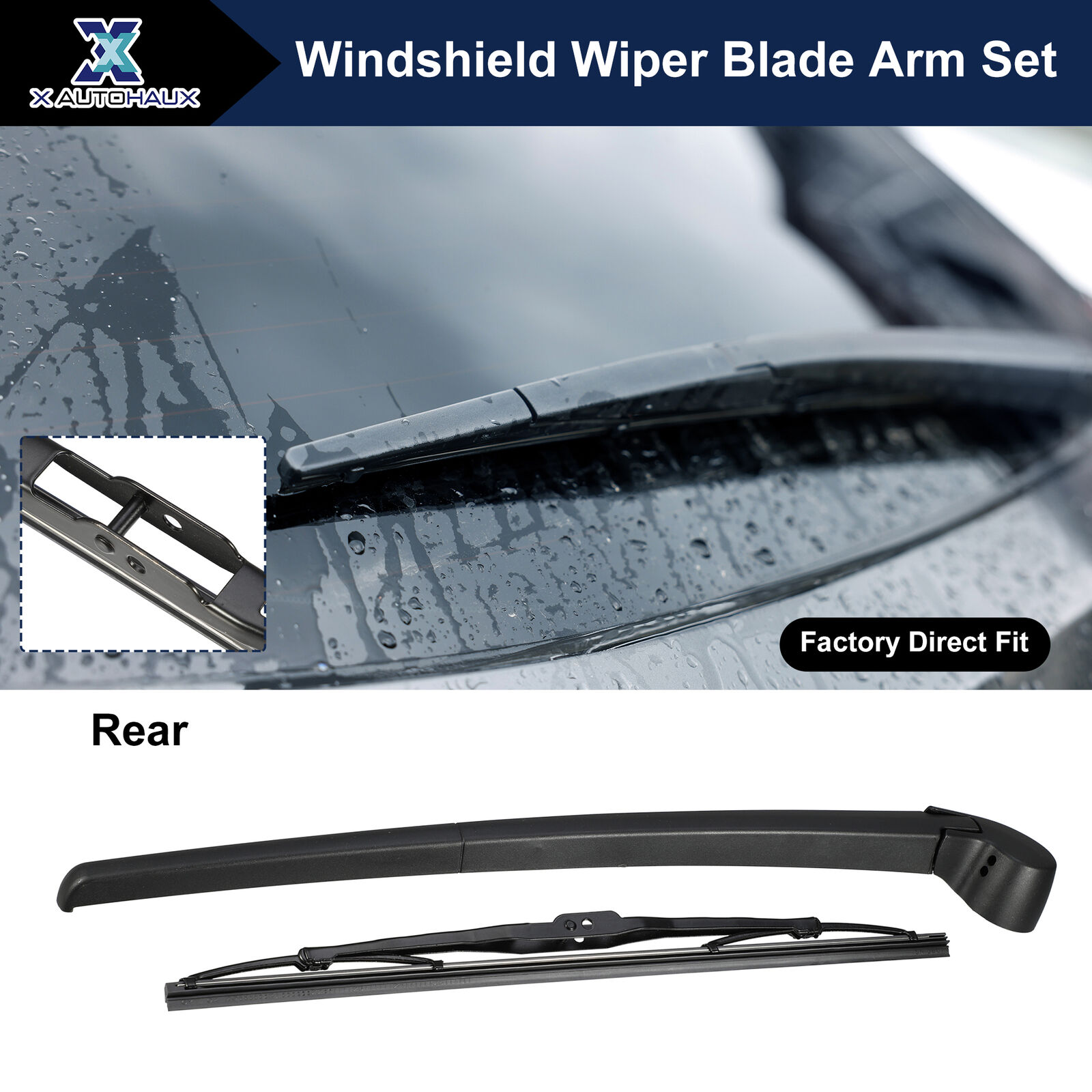 Rear Windshield Wiper Blade Arm Set for Audi A4 Avant for Audi RS4 Avant