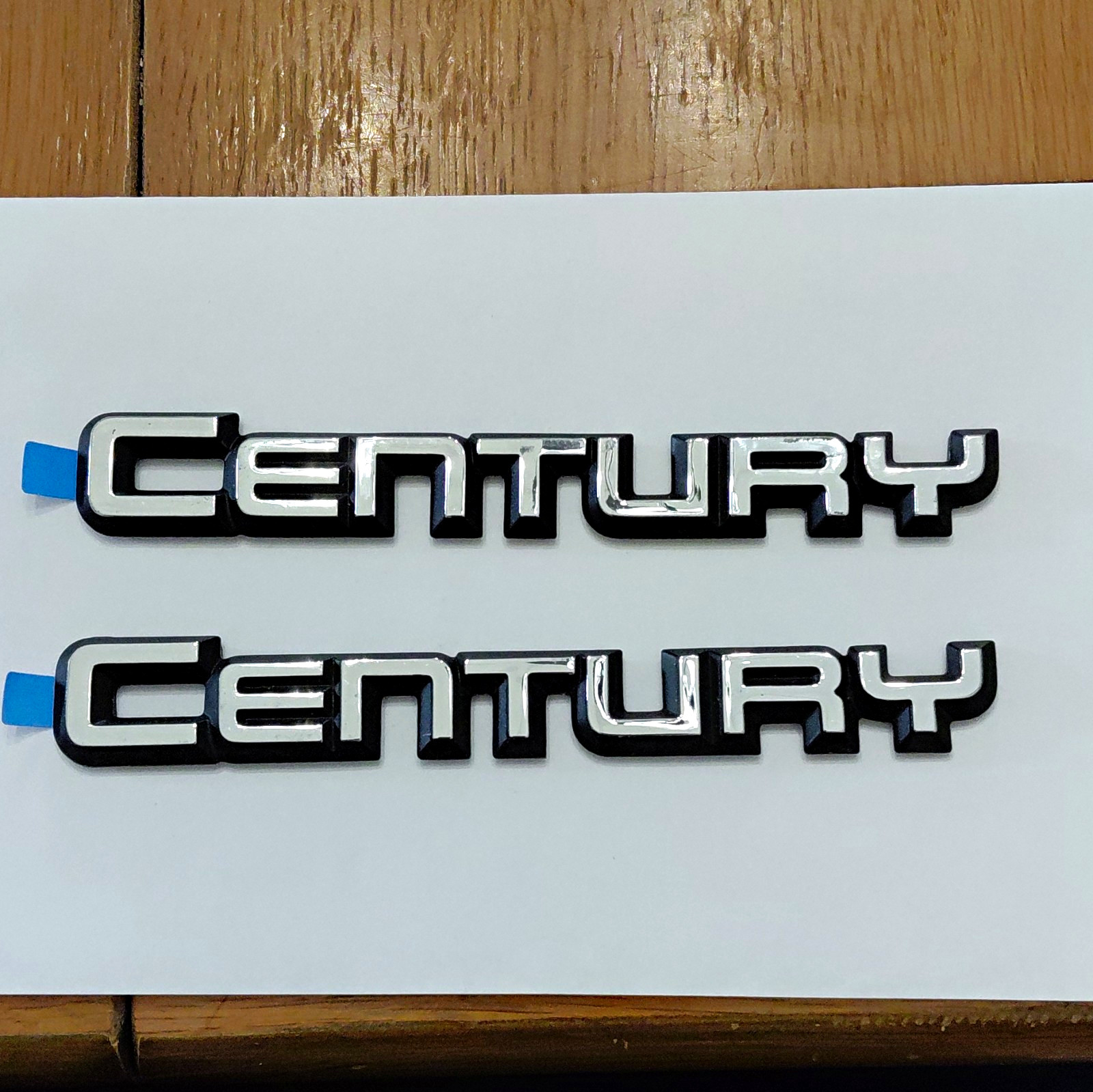 1984 To 1990 Buick Century Pair Of 2 Nos Oem Emblems 1984 To 1990 Buick Century Pair Of 2 Nos Oem Emblems