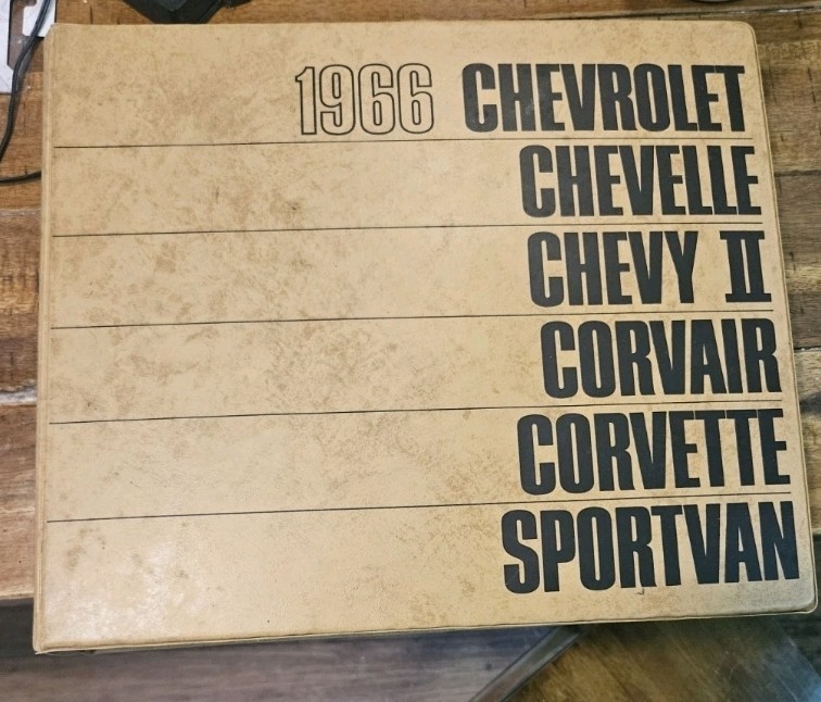 1966 Chevrolet Car Color and Upholstery Dealer Album Chevy Showroom Book