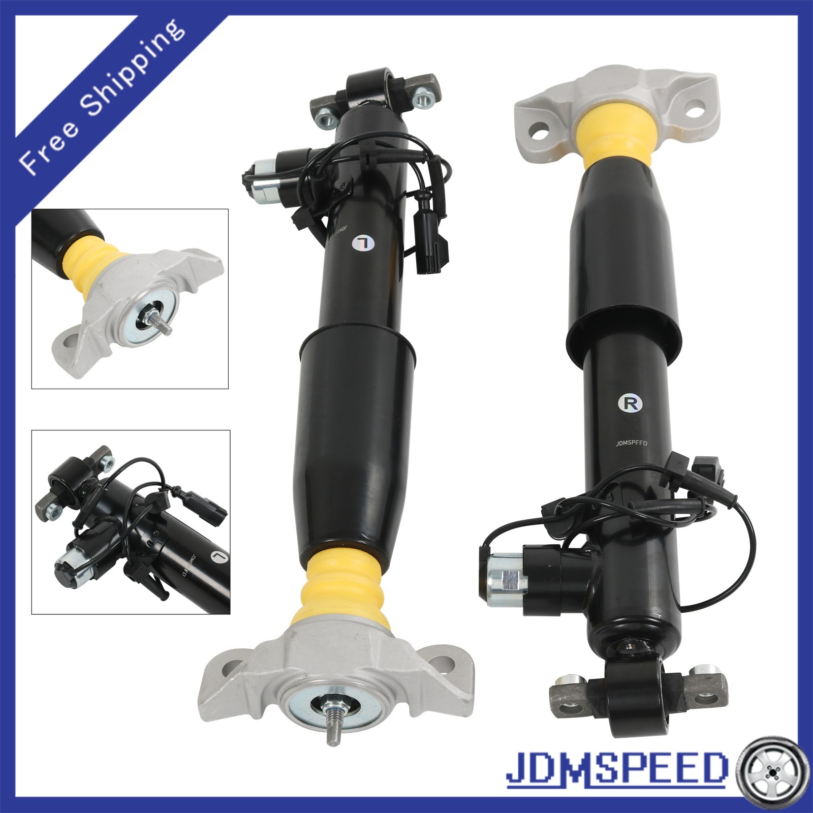 2x Rear Left Right Shock Absorber Strut Assys For Lincoln MKZ 2013-2022 Electric