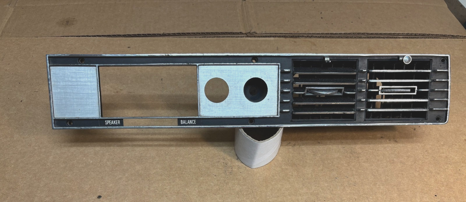 OEM Used 1968 & Other Ford Thunderbird Factory Radio & A/C Vent Front Bezel C8SB