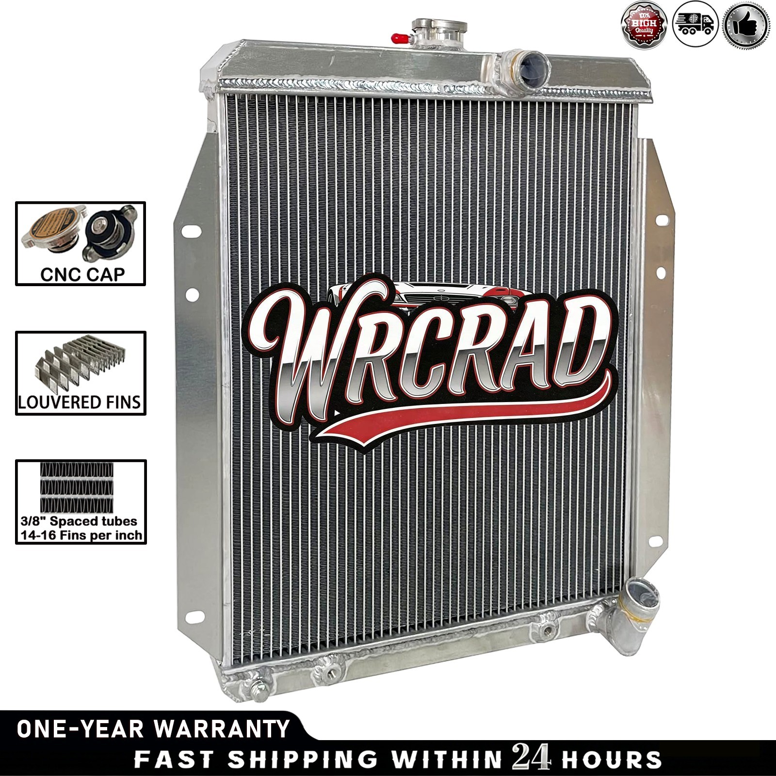 Radiator For 1964-1970 Dodge A100 V8 Engine 4.5L 1965 1966 1967 1968 69 Aluminum