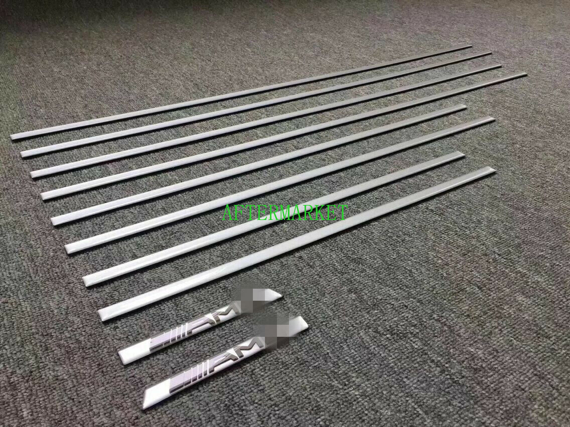 Glossy Silver Inserts Moulding For Mercedes Benz G class W463 G500 G63 AMG style Glossy Silver Inserts Moulding For Mercedes Benz G class W463 G500 G63 AMG style