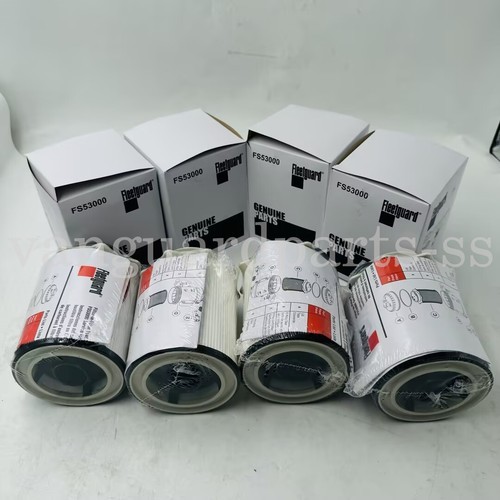 4PCS OEM FLEETGUARD FS53000 FUEL/WATER SEPERATOR FILTER CUMMINS 6.7L