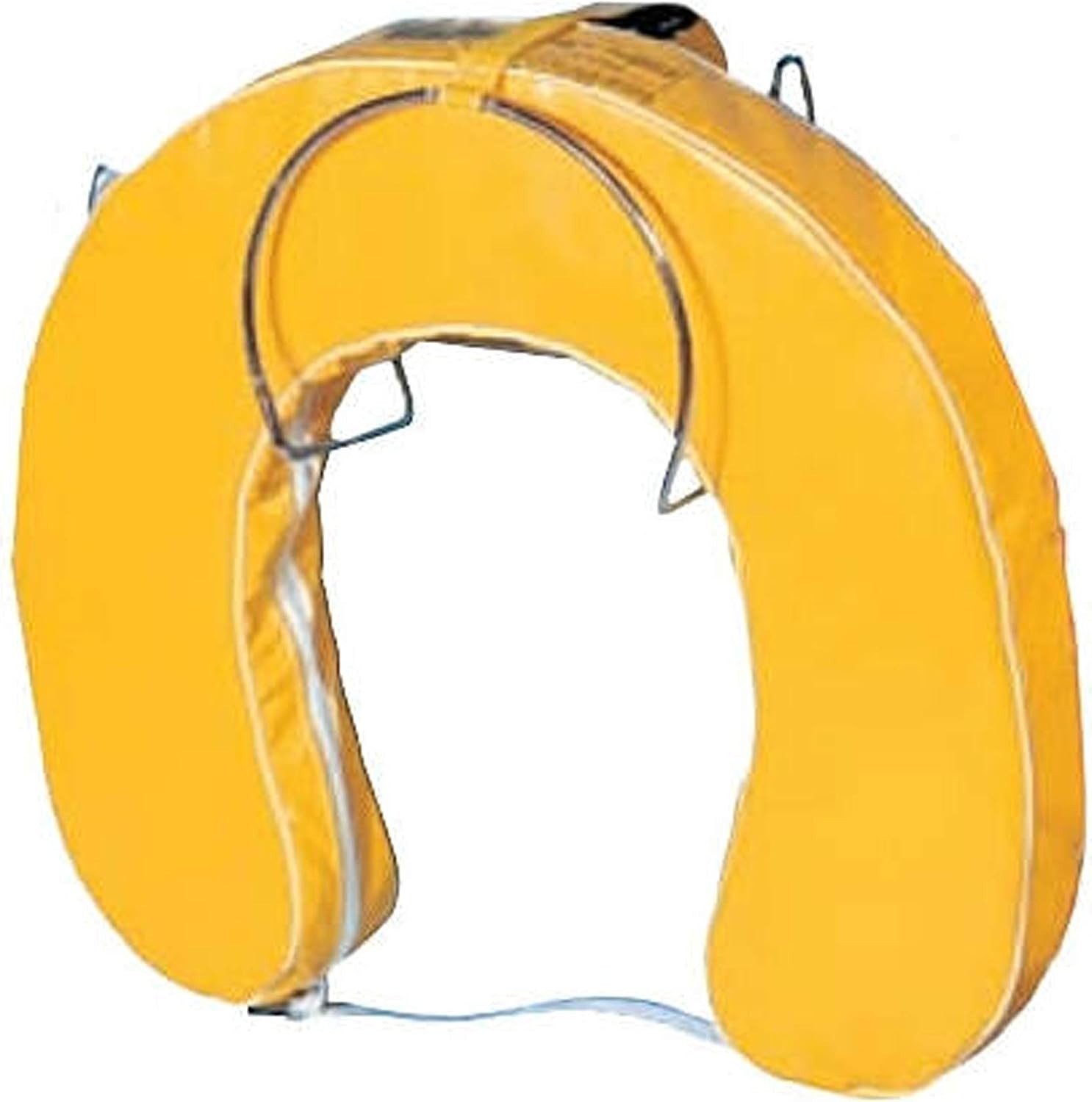 Cal June Yellow Pony Horseshoe Buoy 940 Marine Safety Boat Life Ring MOB Rescue