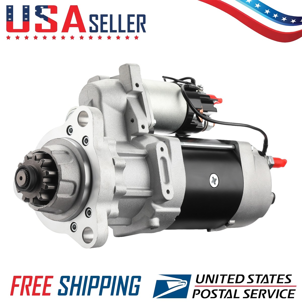 NEW 12V 11T 39MT STARTER FOR HEAVY DUTY TRUCKS REPLACES DELCO USA