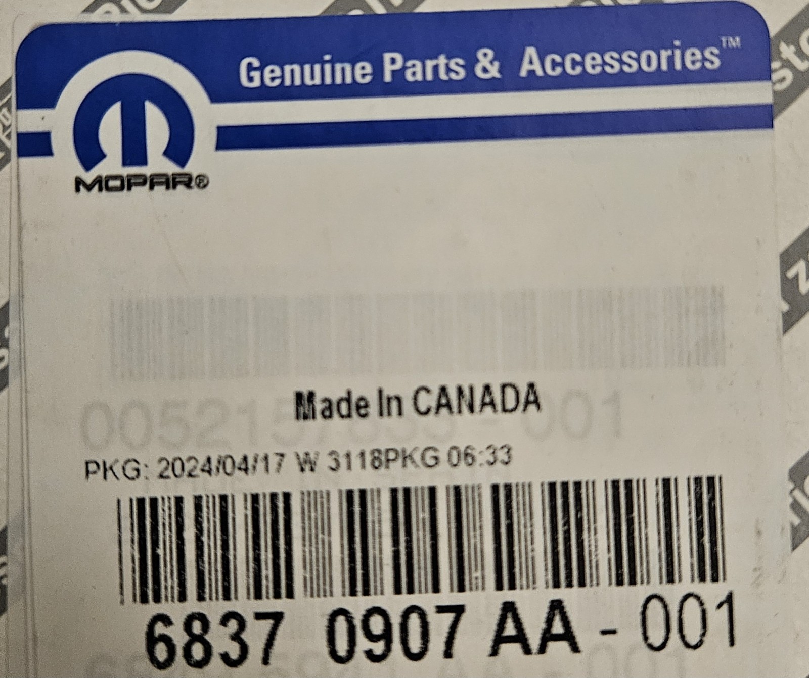 OEM Brand mew MOPAR 17-23 Jeep Compass rear Chrome JEEP Emblem P/N 68370907AA