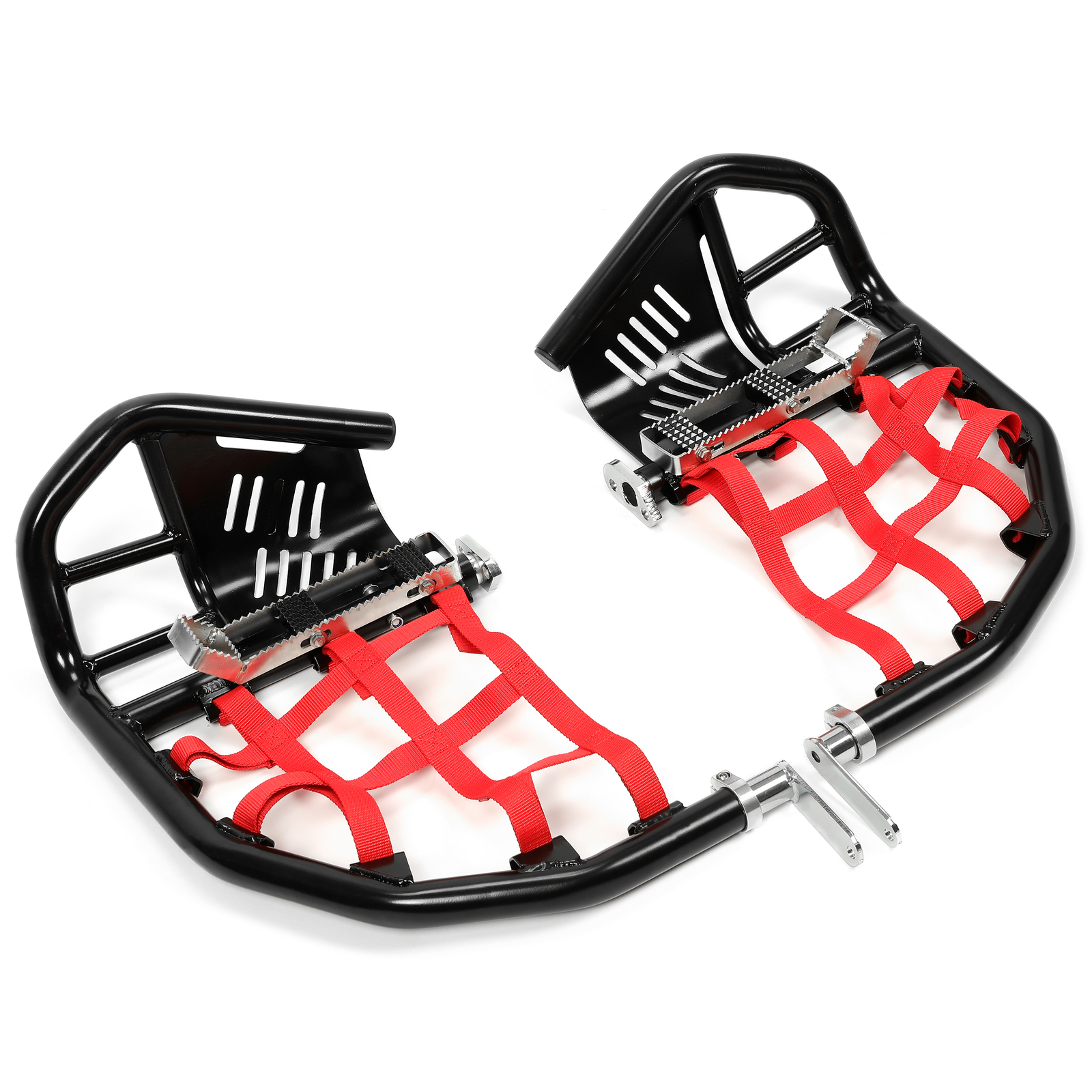 Pair Aluminum Powder Coated Nerf Bars Foot Pegs For Honda 400EX 400X all years
