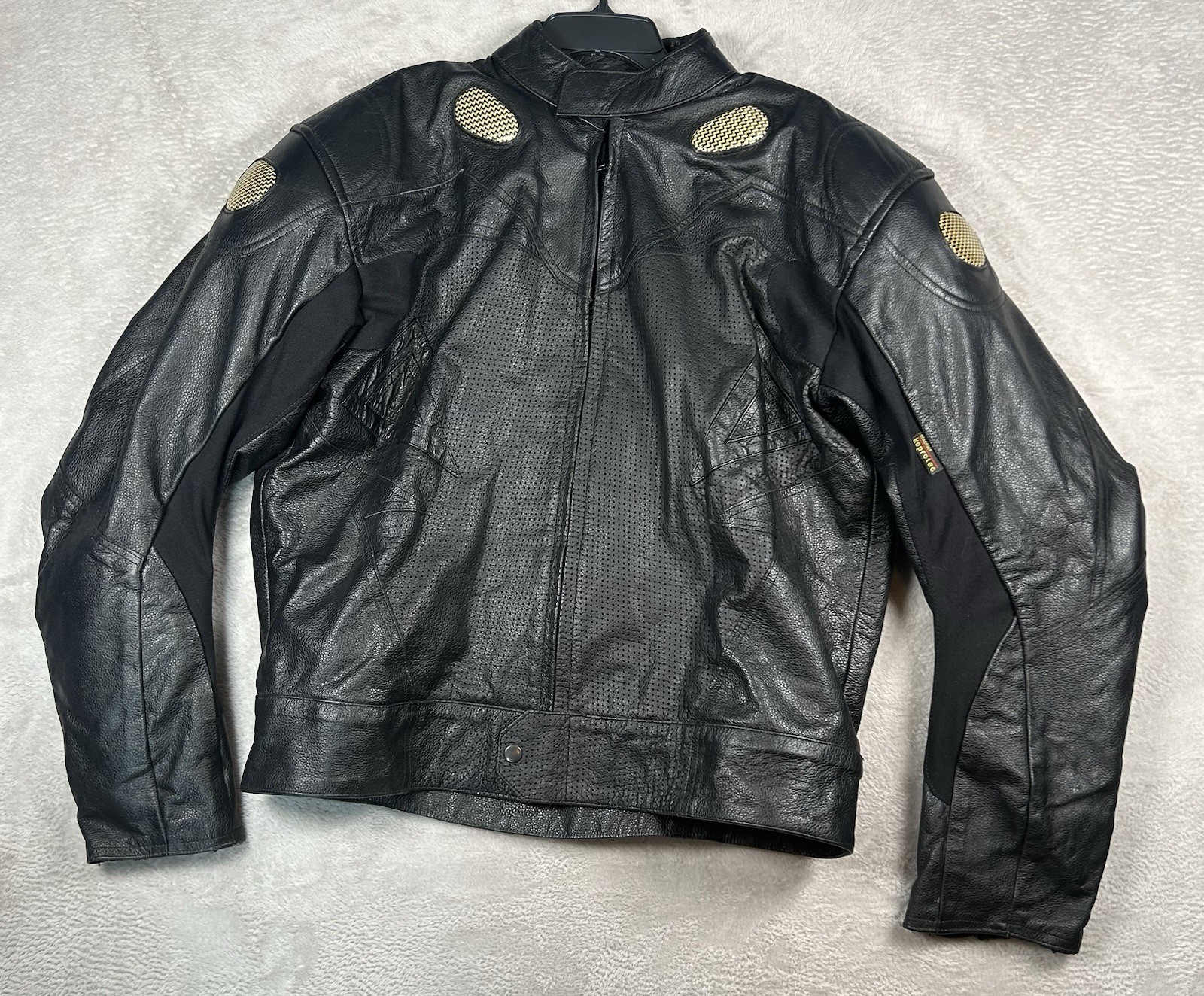 Vintage Top Gear 4 Star Leather Motorcycle Riding Racing Protective Jacket 4xl Vintage Top Gear 4 Star Leather Motorcycle Riding Racing Protective Jacket 4xl