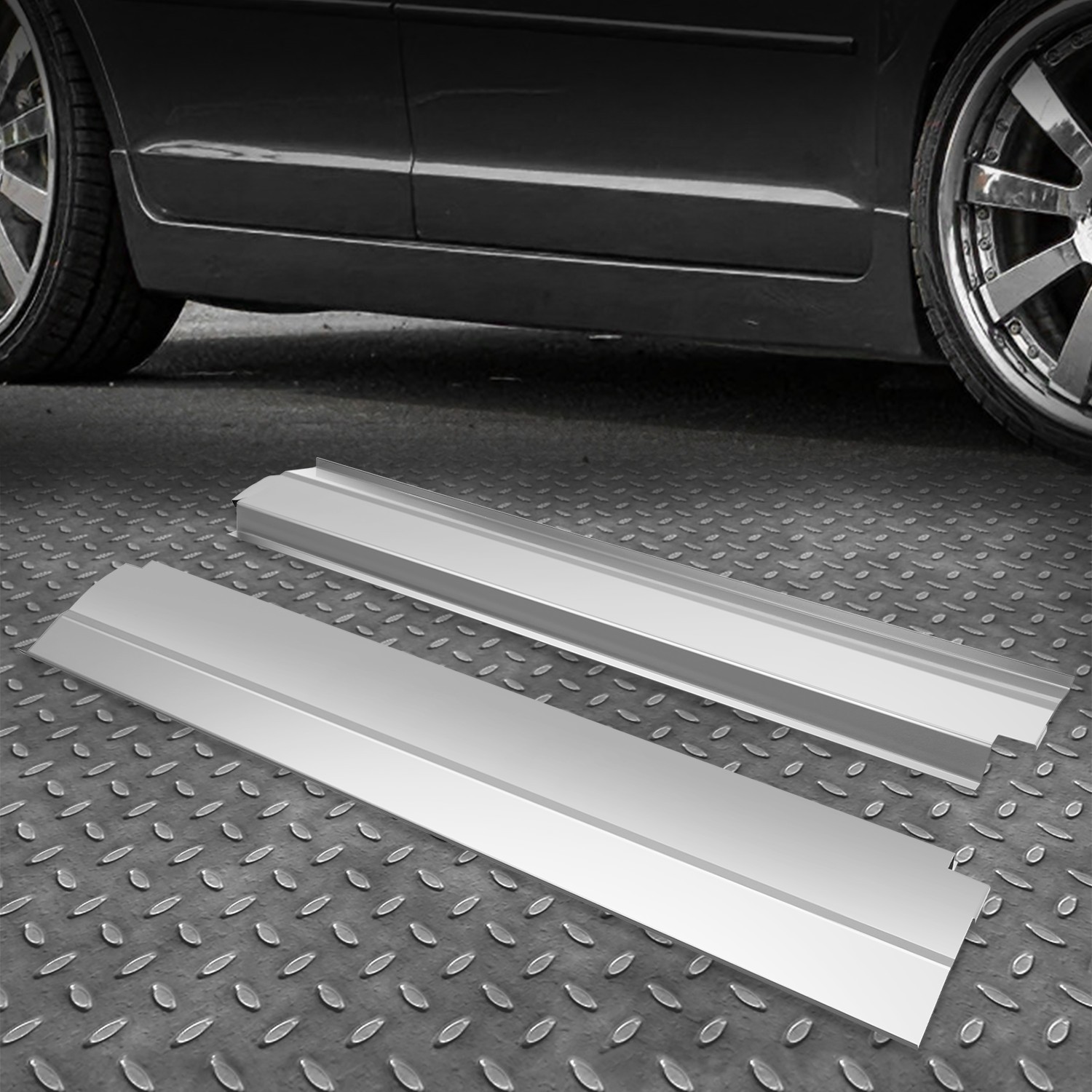 Left & Right Slip On Outer Rocker Panels for 06-12 Ford Fusion Mercury MKZ Milan Left & Right Slip On Outer Rocker Panels for 06-12 Ford Fusion Mercury MKZ Milan