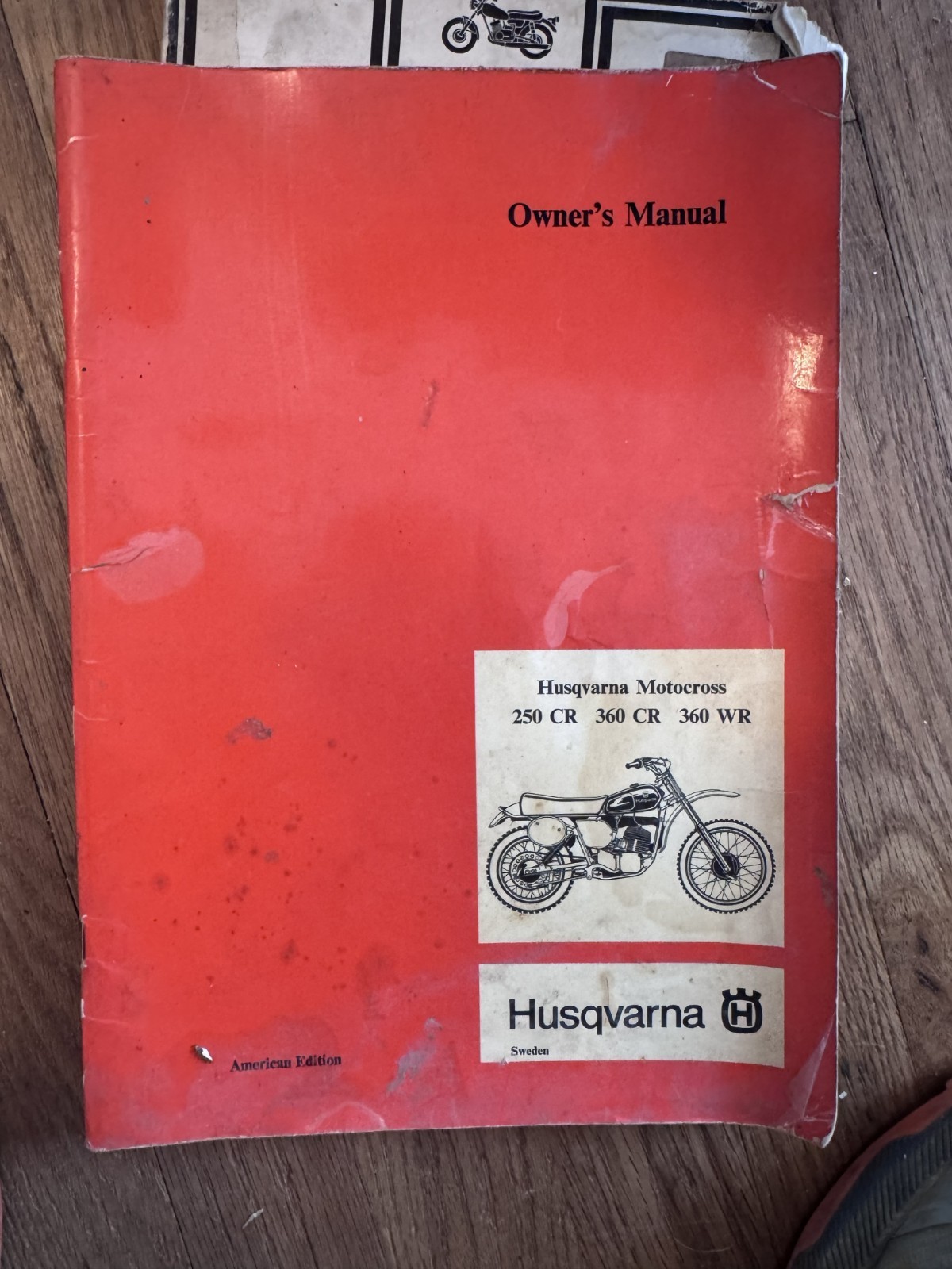 Husqvarna Husky Owners Manual American Edition 250CR 360CR 360WR CR WR dirt bike