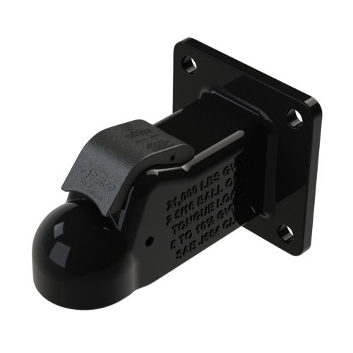Demco 15923-81 2 5/16In Black Ez Latch Metal Handle 5/n Holes 21K Lb Flat Mount