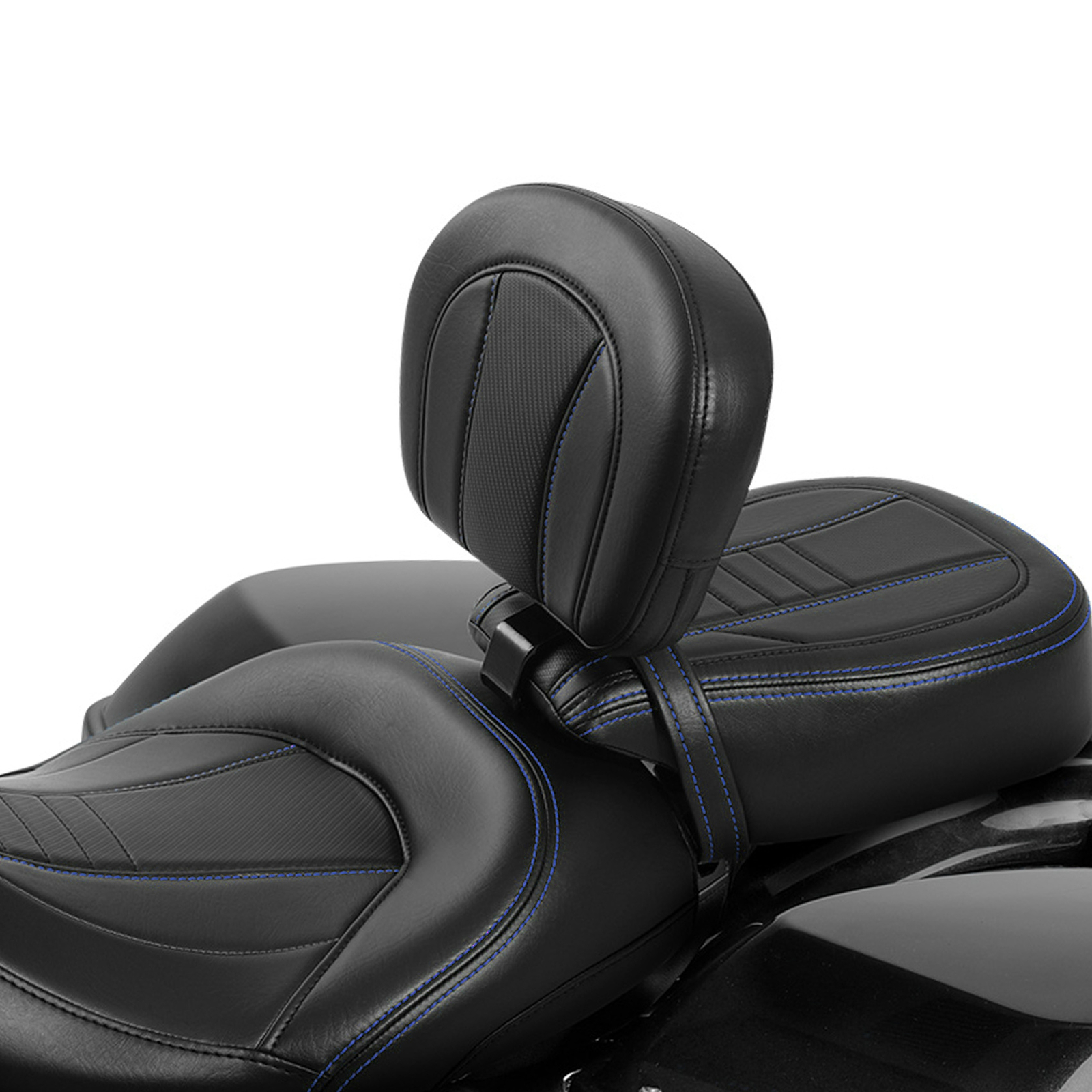 Low-Profile Driver Passenger Seats Rider Backrest Fit For Harley Touring 09-2023