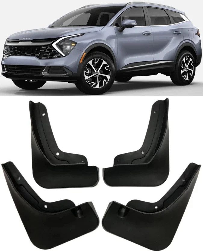4Pcs New Full Set Factory Splash Guards Mud Flaps For 2023-2026 Kia Sportage