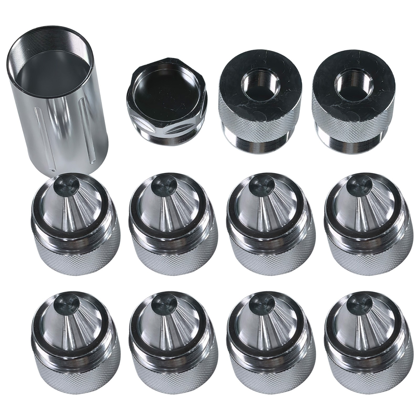12X 1.375\'\'X24 Cone Shaped Parts Sealed End Cap For Car Trucks