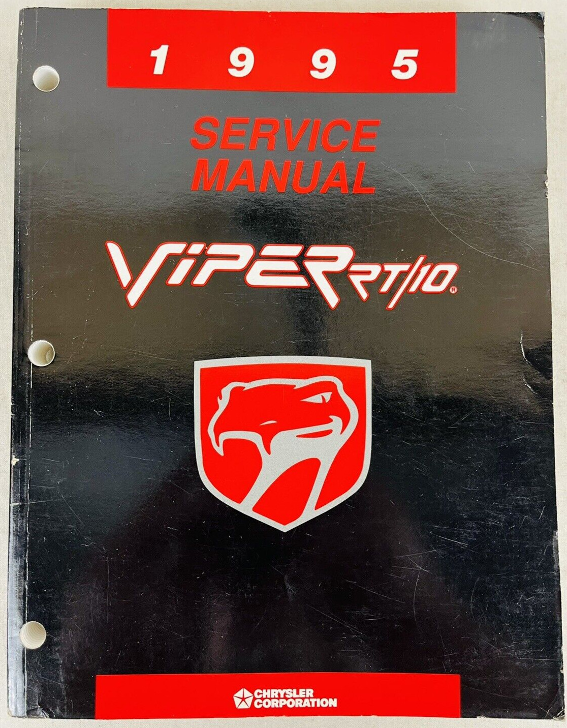 1995 Dodge Viper RT/10 Factory Shop Dealer Service Repair Manual Book
