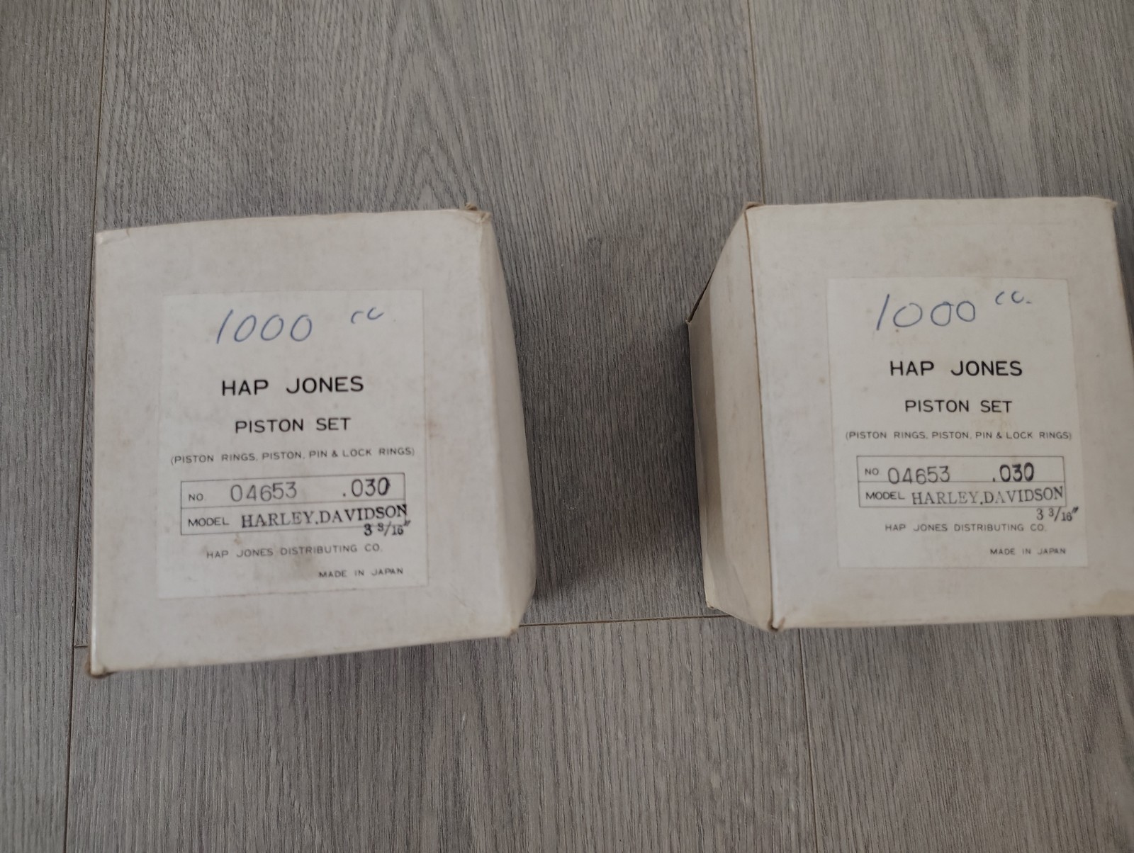 Rare NOS Hap Jones Harley-Davidson Ironhead 1000CC .O30 Over Rare NOS Hap Jones Harley-Davidson Ironhead 1000CC .O30 Over