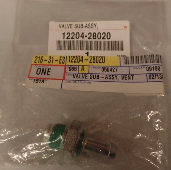 OEM Toyota/SCION PCV Valve 12204-28020