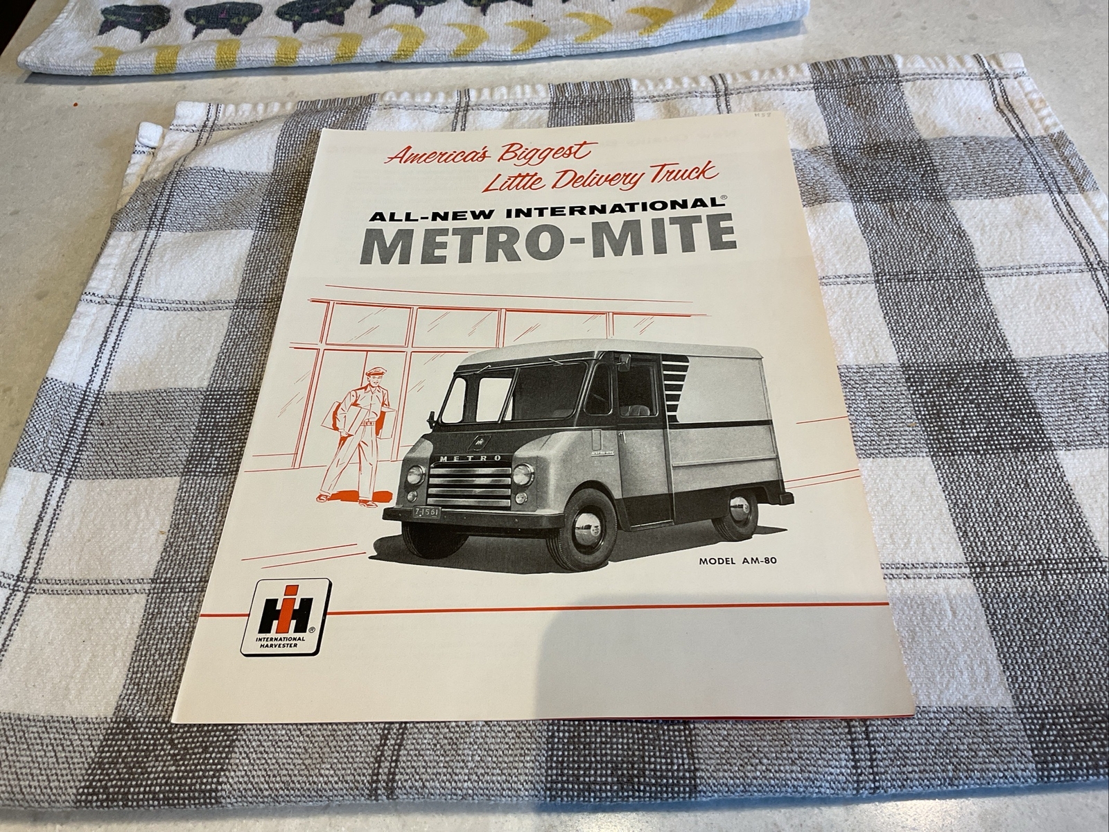 International Harvester Metro Mite Van Vintage Car Sales Brochure Folder International Harvester Metro Mite Van Vintage Car Sales Brochure Folder