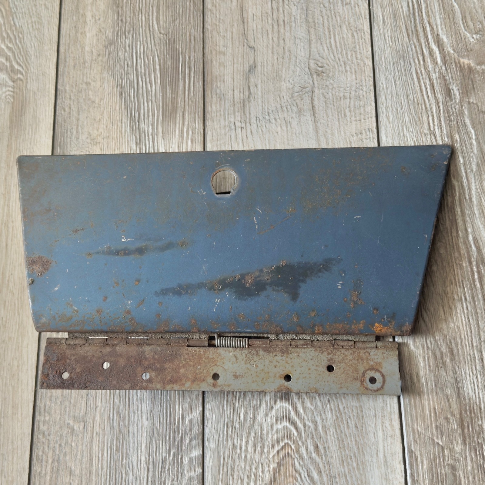 OEM Vintage 1962 Chevy Impala Bel Air Biscayne Glove Box Door & Hinge Blue
