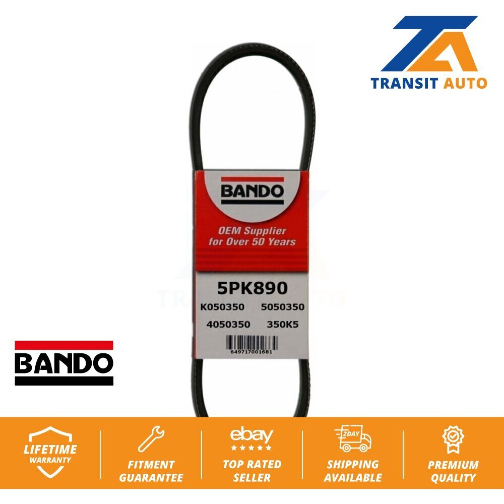 Alternator And Air Conditioning Accessory Drive Belt For Volvo S40 C70 C30 V50
