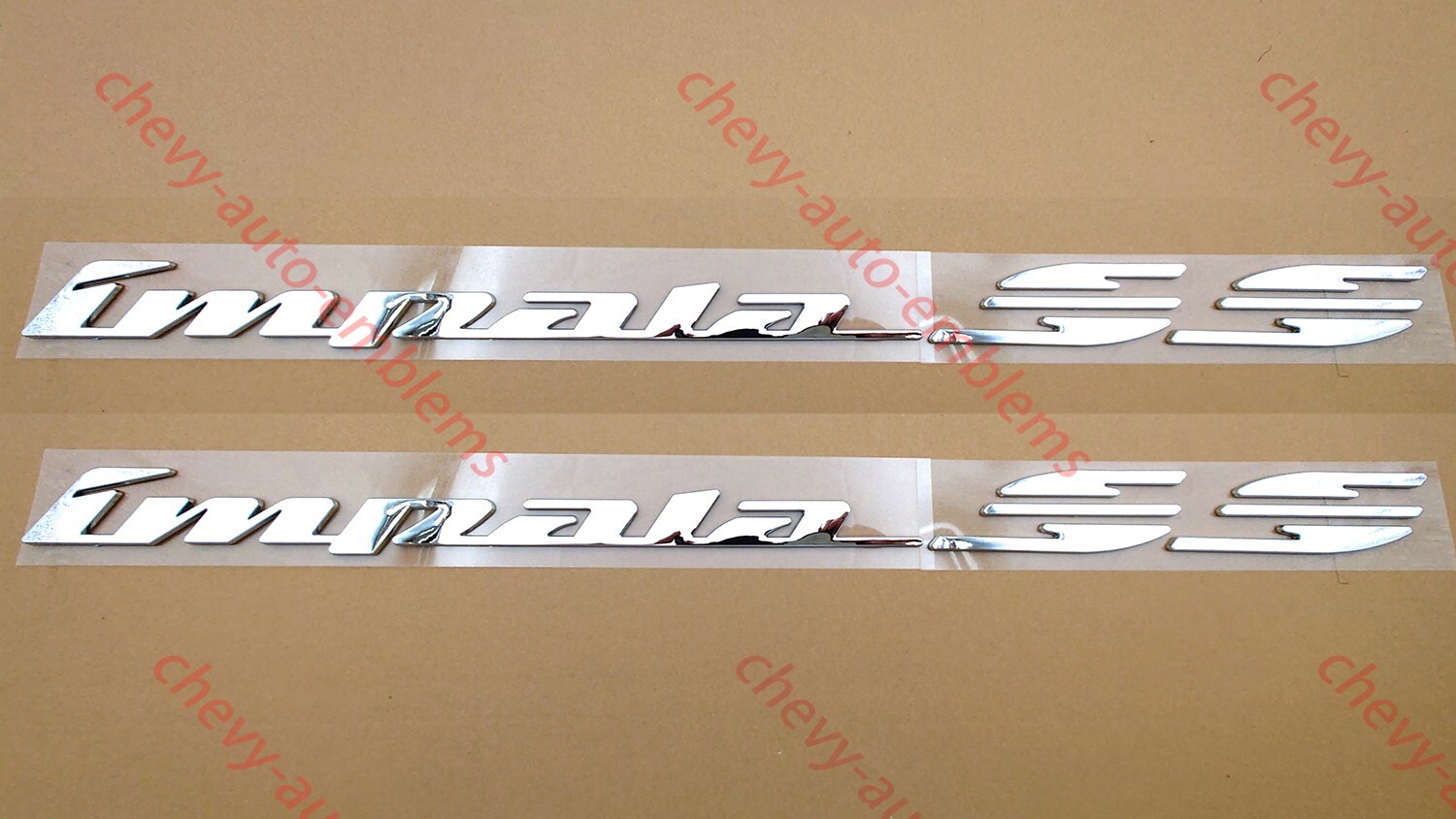 2pcs Chrome Fits 1994-1996 Impala Ss Emblems Rear Quarter Panel 3D Letter Badge 2pcs Chrome Fits 1994-1996 Impala Ss Emblems Rear Quarter Panel 3D Letter Badge
