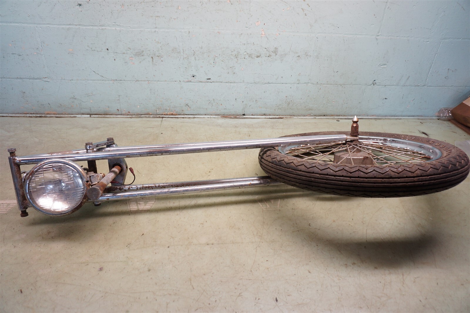 Harley Solo WL WLA Panhead Knucklehead Flathead Chopper *2231A Springer Wheel 