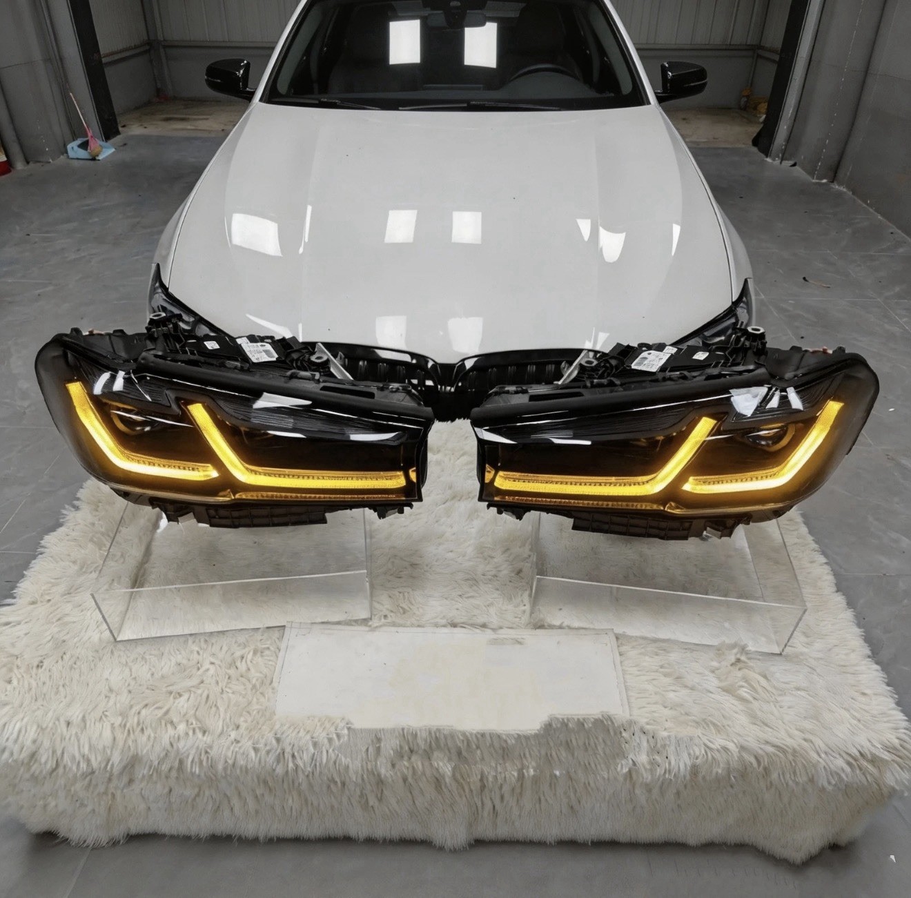 BMW G30 G31 F90 M5 LCI 2018-23 LED Laser Style Headlights
