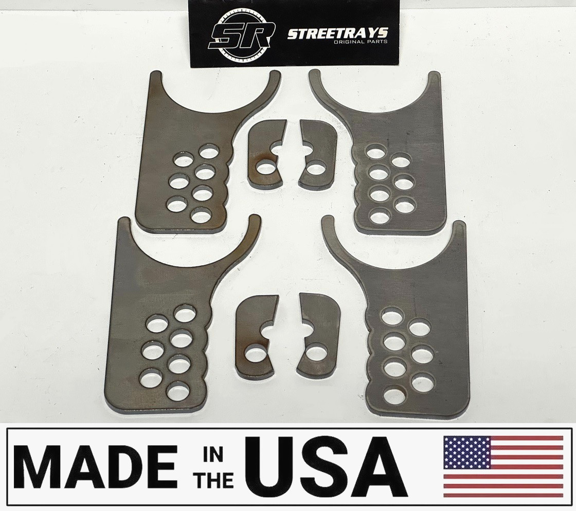 [SR] V2 Lower Control Arm Relocation Weld On Bracket 79-04 Mustang 8.8 Rear End