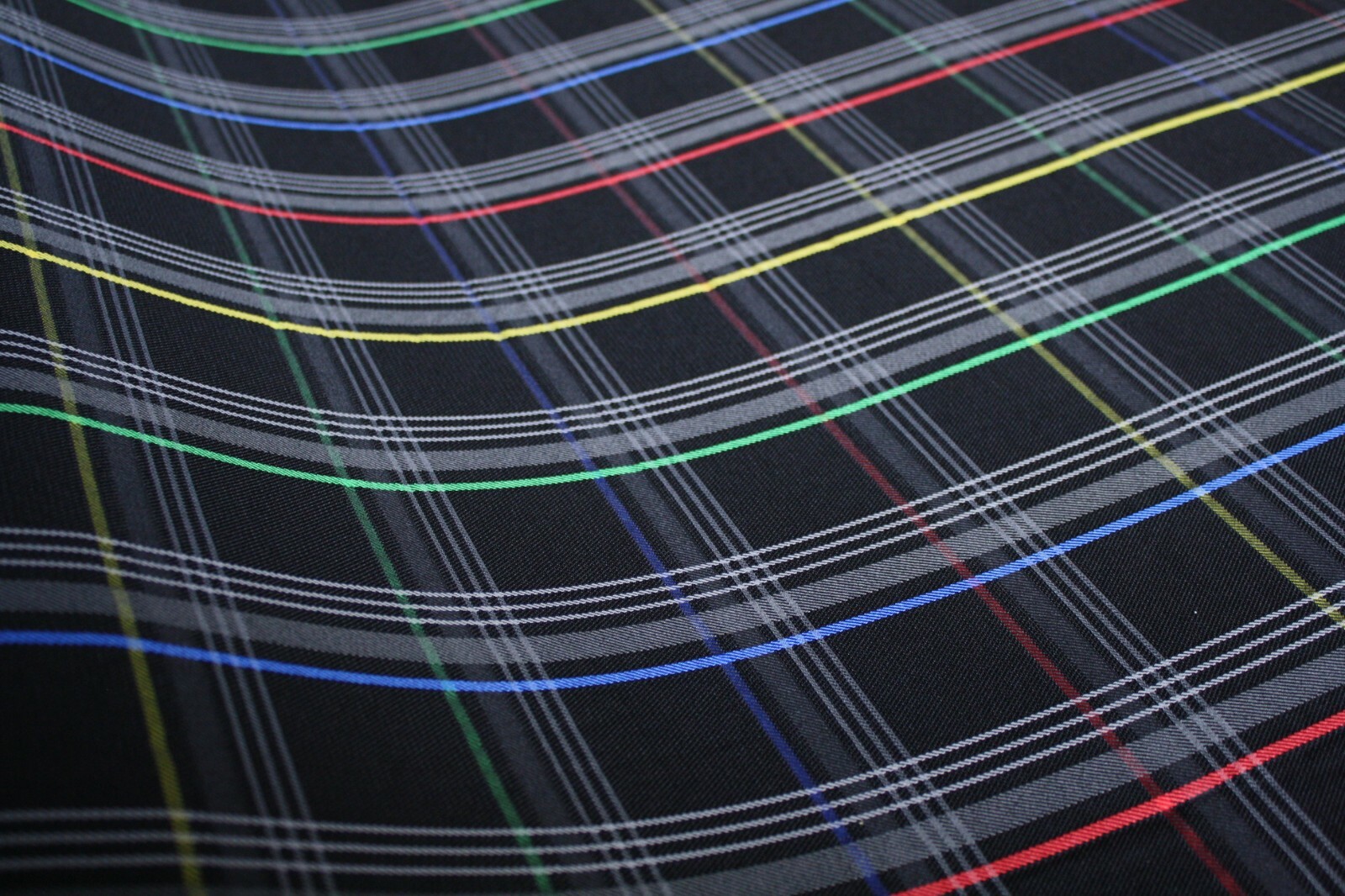 VW Harlequin Tartan Volkswagen Tartan Plaid Multicolor Harlakin Fabric Cloth