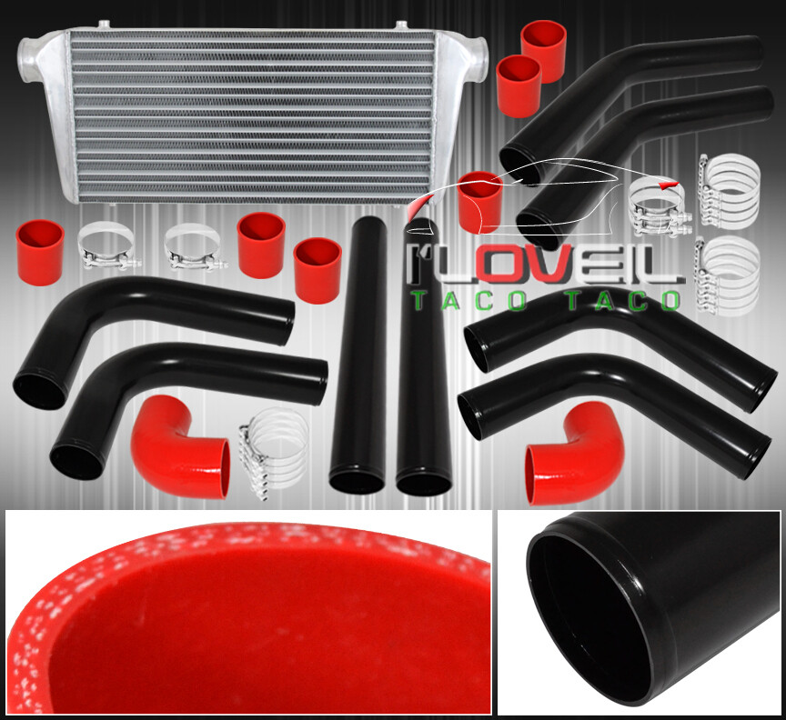 8Pcs Custom Mandrel Bent Piping Pipe Kit Front Mount Aluminum Intercooler Set 8Pcs Custom Mandrel Bent Piping Pipe Kit Front Mount Aluminum Intercooler Set