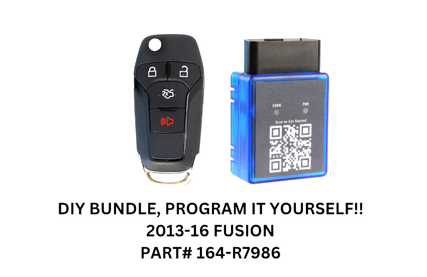 DIY BUNDLE FOR 2013-16 FORD FUSION PART# 164-R7986 , WE WILL CUT YOUR KEY DIY BUNDLE FOR 2013-16 FORD FUSION PART# 164-R7986 , WE WILL CUT YOUR KEY