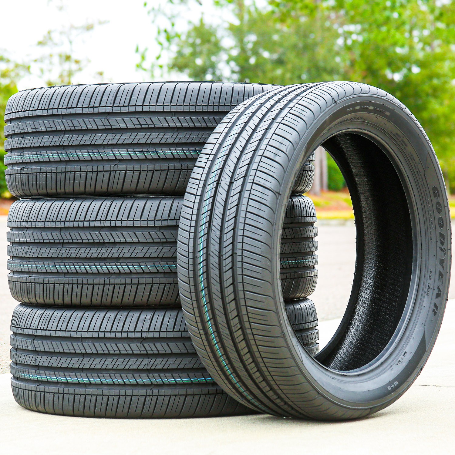 4X Tires 285/45R22 Goodyear Eagle Touring 285 45 R22 114H XL AS All Season A/S