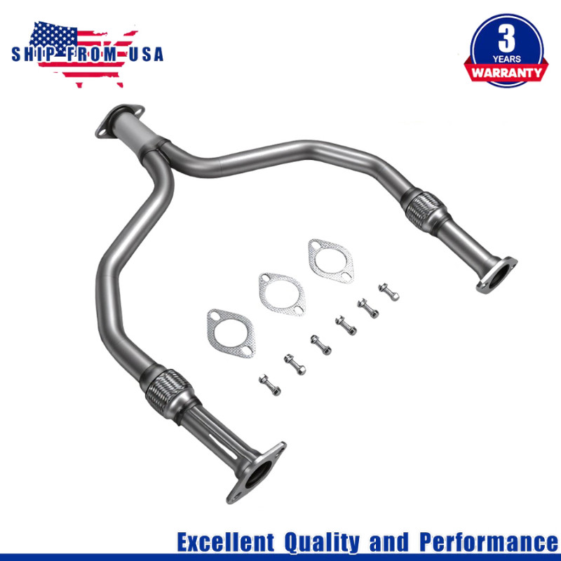 Y Pipe Exhaust w/ Flex FITS Infiniti Q40 Q50 Q60 2014-2018 3.7L DOHC N/A Y Pipe Exhaust w/ Flex FITS Infiniti Q40 Q50 Q60 2014-2018 3.7L DOHC N/A