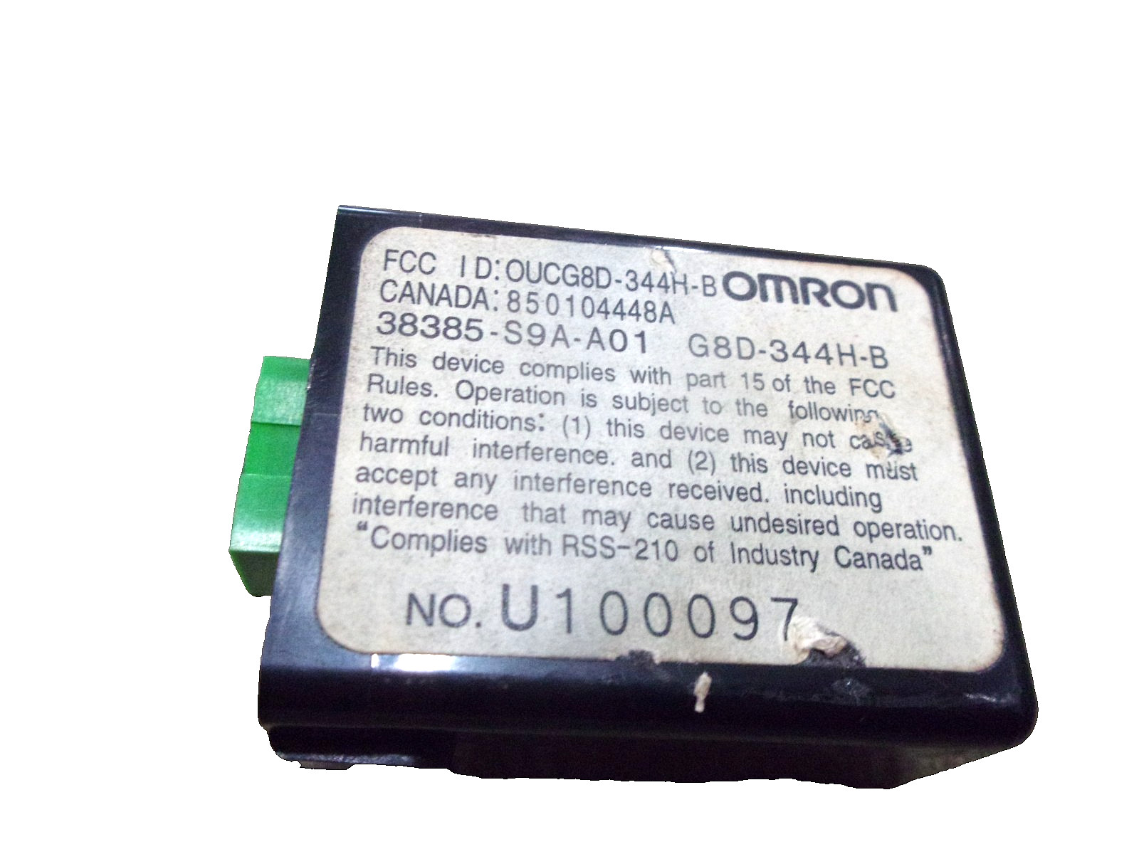 2002-2011 Honda CRV Keyless Entry Module 38385-S9A-A01 Anti-theft Honda Element 2002-2011 Honda CRV Keyless Entry Module 38385-S9A-A01 Anti-theft Honda Element