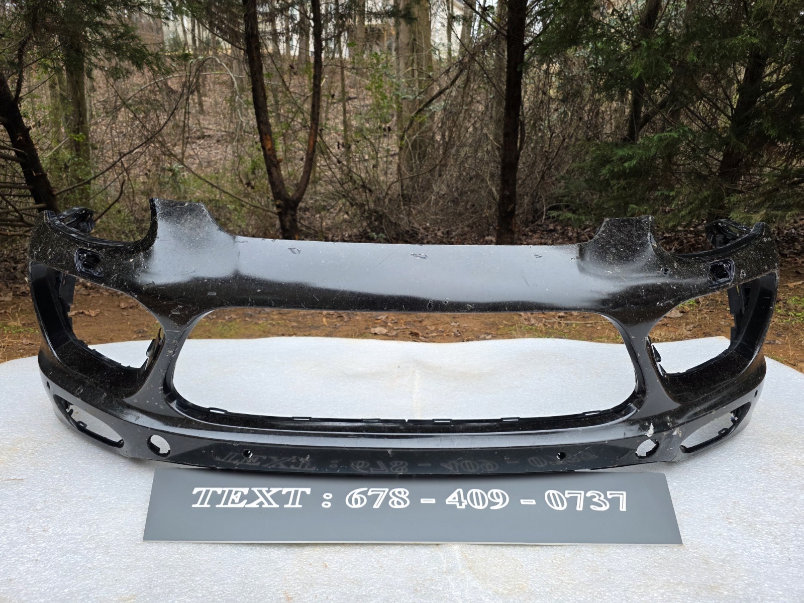 2011-2014 PORSCHE CAYENNE GTS TURBO FRONT BUMP COVER 7P5807221A NO SHIPPING 2011-2014 PORSCHE CAYENNE GTS TURBO FRONT BUMP COVER 7P5807221A NO SHIPPING