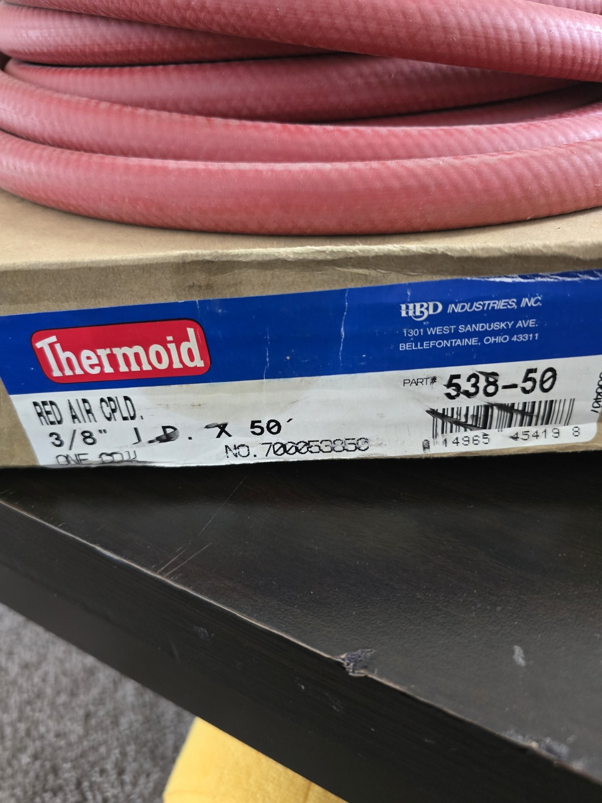 Thermoid Hose Products 538-50 Hbd Thermoid 0.38\ Thermoid Hose Products 538-50 Hbd Thermoid 0.38\